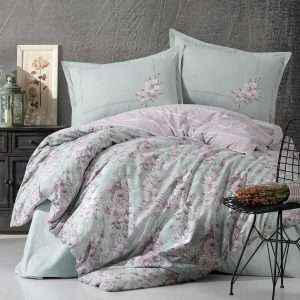 Floral Print 100% Cotton Turkish Comforter