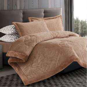 Fur Winter Comforter Beige