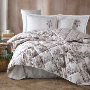 Floral Print 100% Cotton Turkish Comforter