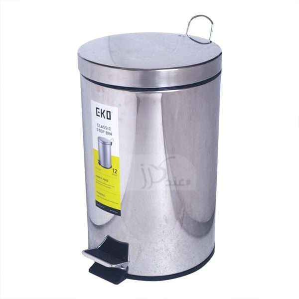 EKO® Classic Stainless Steel Step Bin 12L