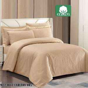 طقم لحاف ريتز كارلتون فندقي قطن %100 مجوز،7 قطع