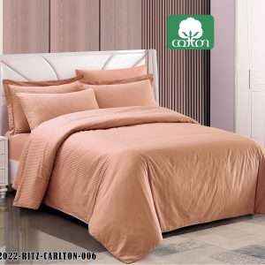 طقم لحاف ريتز كارلتون فندقي قطن %100 مجوز،7 قطع