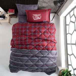 Cotton 100% Turkish Comforter Twin Size 4 PCS Set