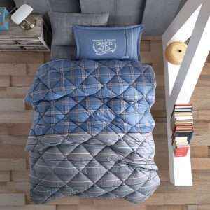 Cotton 100% Turkish Comforter Twin Size 4 PCS Set