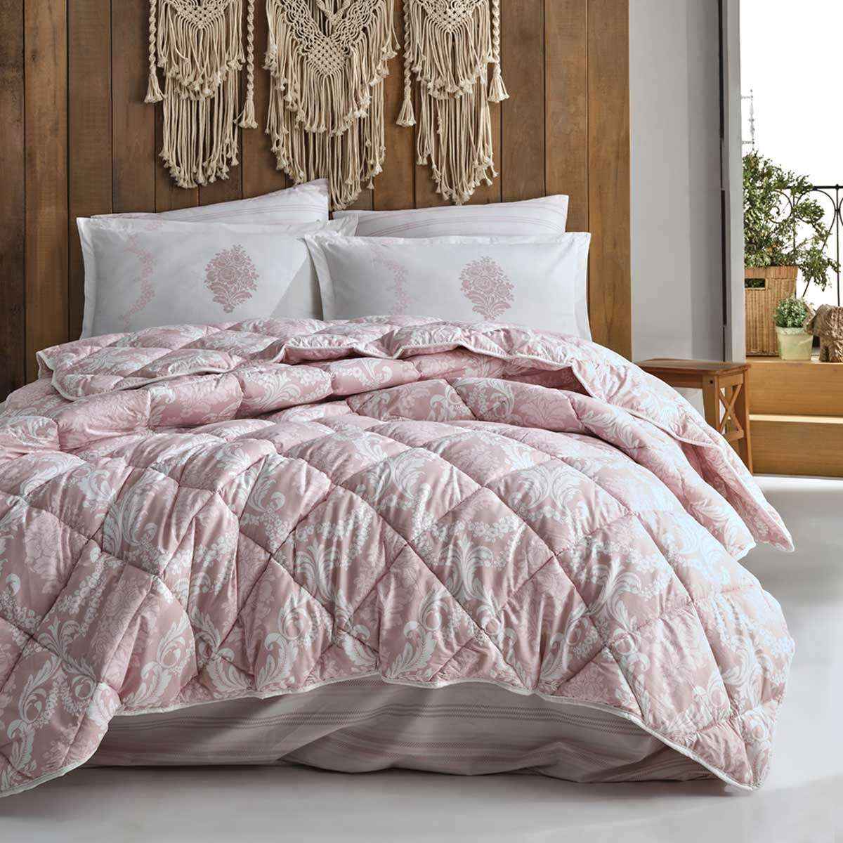 طقم لحاف صيفي بطبعات قطن تُركي مجوز 6 قطع