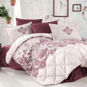 Dried Rose 100% Cotton Turkish Comforter