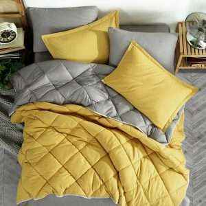 Reversible 100% Cotton Turkish Comforter