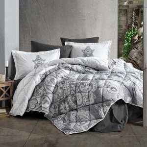 Patterned 100% Cotton Turkish Comforter