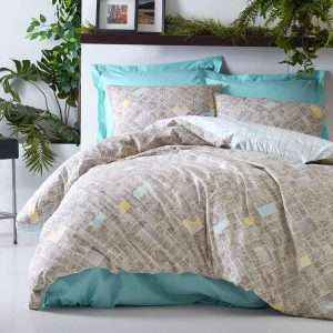 Patterned Colorful 100% Cotton Turkish Comforter