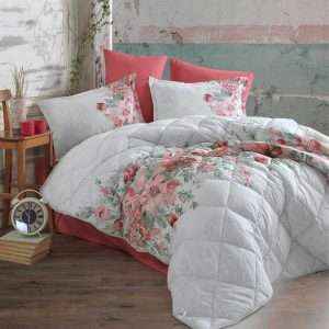 طقم لحاف مورد قطن تُركي مجوز 8 قطع