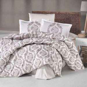 طقم لحاف صيفي بطبعات قطن تُركي مجوز 6 قطع