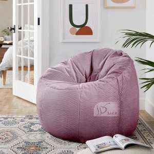 كرسي بين باج مخملي، ليلكي