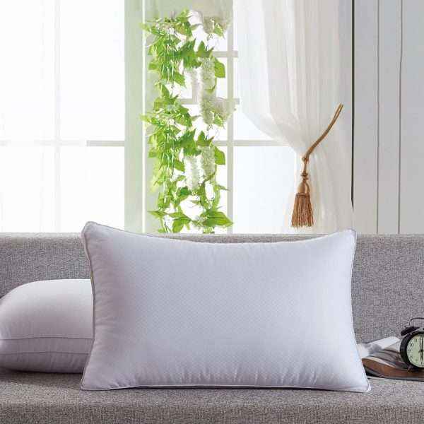 Bed Pillow filled with Microfiber