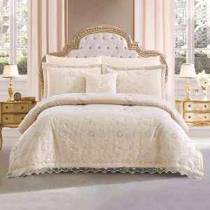Classic Embroidered Bridal Comforter 7 Pcs set