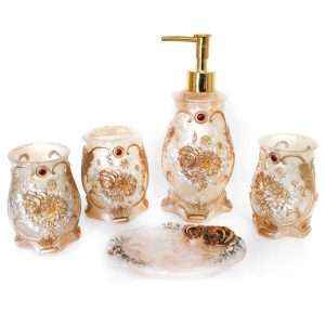 طقم إكسسوار حمام رزن كلاسيك 5 قطع