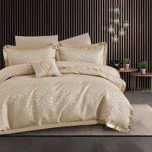 طقم لحاف فاخر من الجاكار مجوز 7 قطع