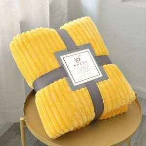 بطانية حجم مفرد خفيفة مُخمل وفرو