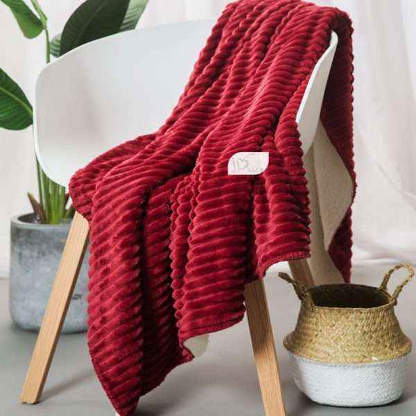 Fleece-Reversible-Plush-SINGLE-Blanket_Red_0000