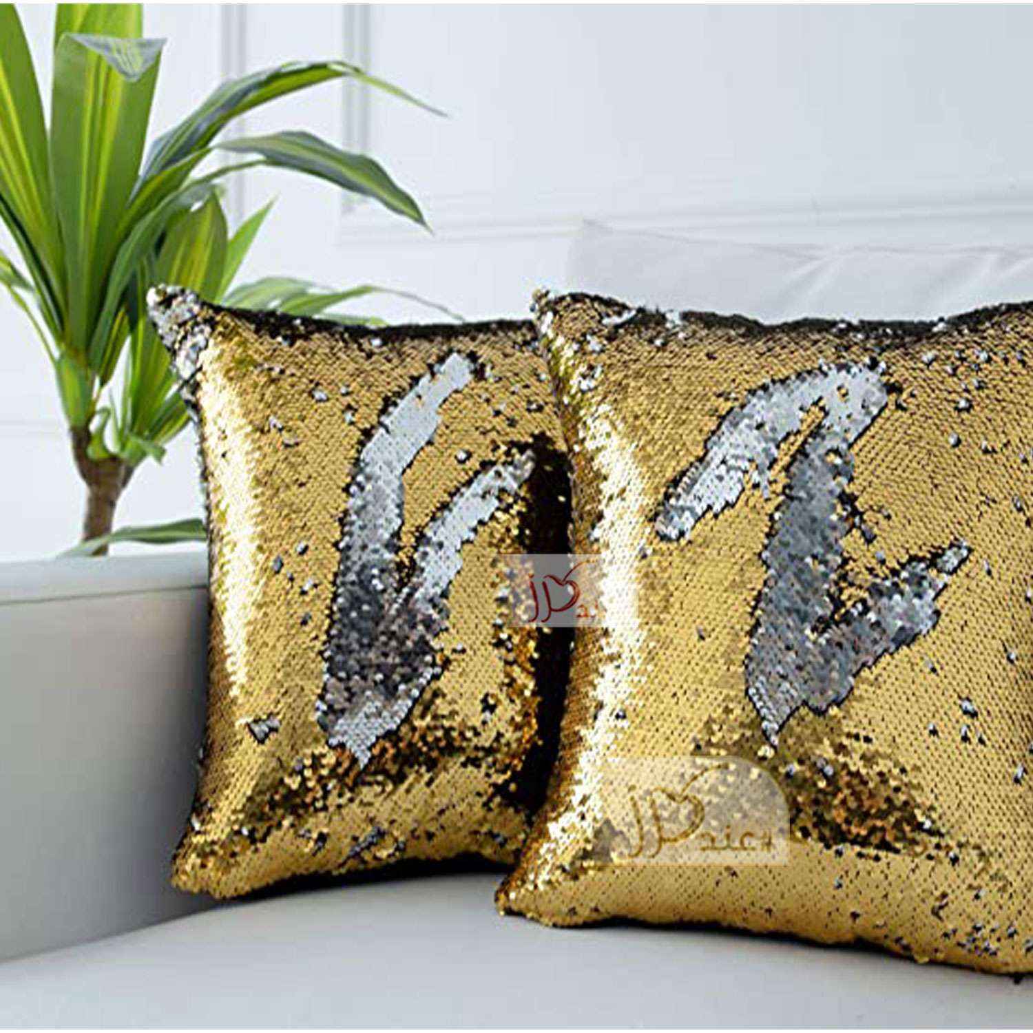 Flip sequin cheap cushion