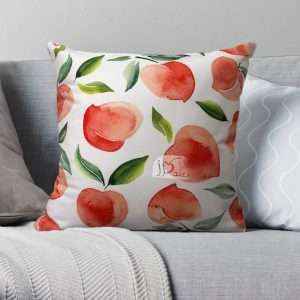 غطاء وسادة مُخمل بطبعات فنية