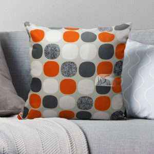 غطاء وسادة مُخمل بطبعات فنية