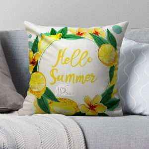 غطاء وسادة مُخمل بطبعات