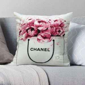 غطاء وسادة مُخمل برسومات فنية