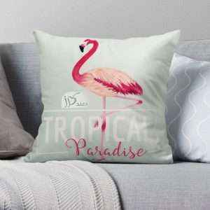 غطاء وسادة مُخمل برسومات فنية