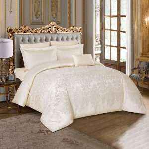 طقم لحاف فاخر من الجاكار مجوز 7 قطع