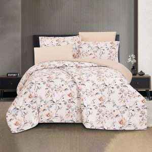 Floral Print Comforter Twin 4 Pieces Set