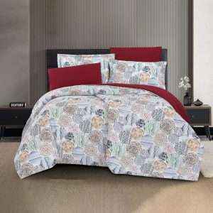 Patterned Comforter Twin 4 Pieces Set