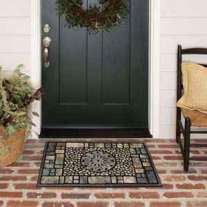 دعّاسة مدخل بتصميم موزاييك - 88x58 سم