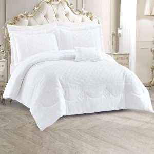 طقم لحاف عرايسي دانتيل مجوز 7 قطع