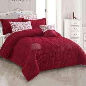 Fur Winter King Size Comforter 7 PCS Set