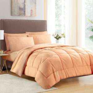 طقم لحاف فندقي مقلم