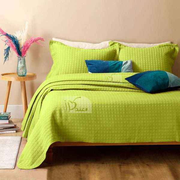 Quilt-Set-Lightweight-Bed spread Lime Green