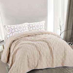 طقم لحاف صيفي خفيف مضغوط مبطن