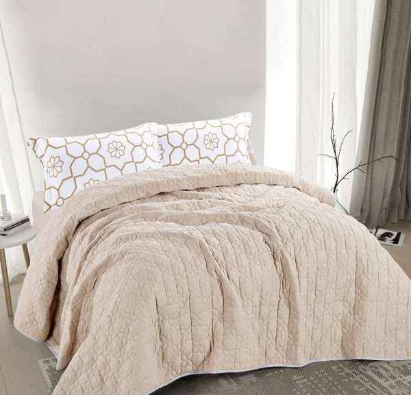 Bedspread Set, Beige