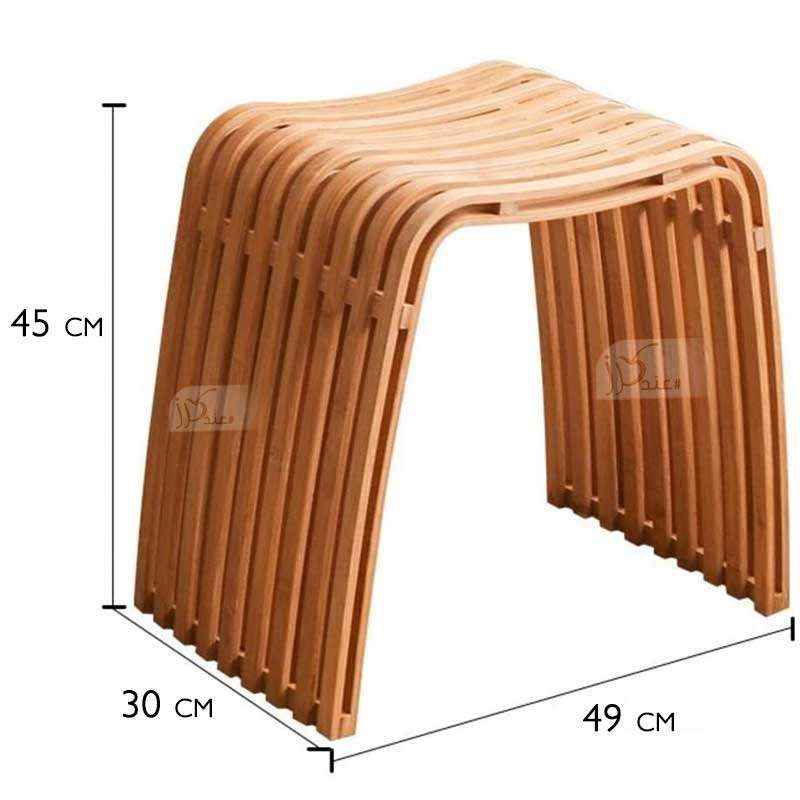 M bamboo spa deals stool