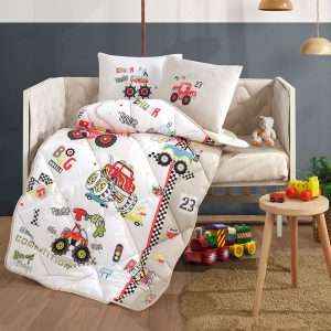 طقم لحاف بيبي تركي قطن %100 6قطع