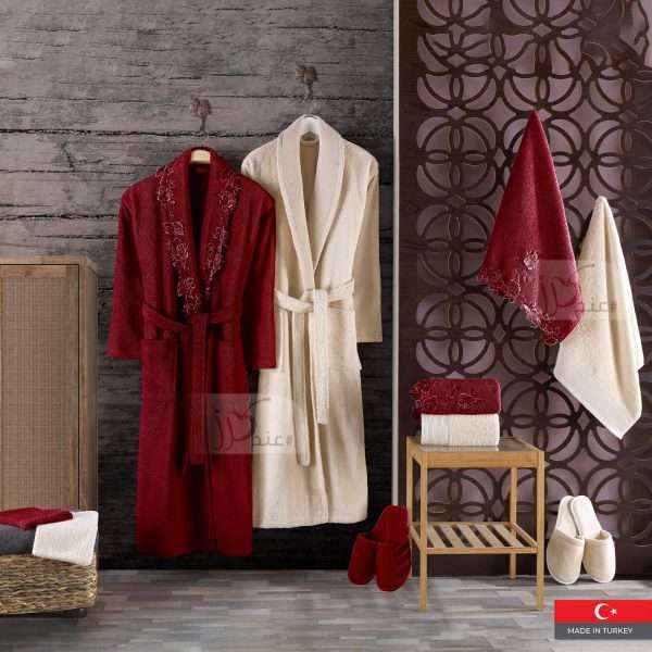 Turkish Bathrobe100% Cotton Set 12 PCS