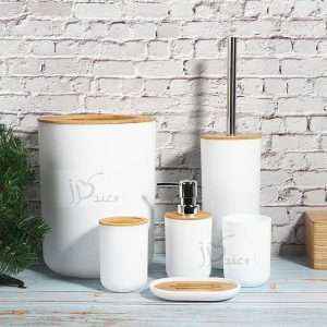 Bathroom Accessory Set 6Pcs/Set, White