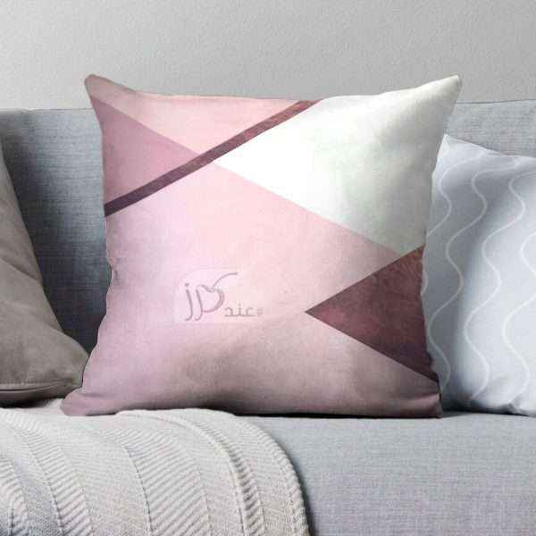 غطاء وسادة مُخمل بطبعات
