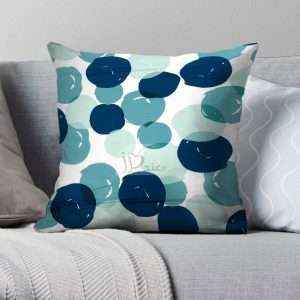 غطاء وسادة مُخمل بطبعات