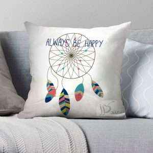 غطاء وسادة مُخمل بطبعات