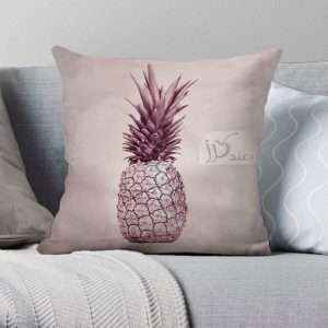 غطاء وسادة مُخمل بطبعات