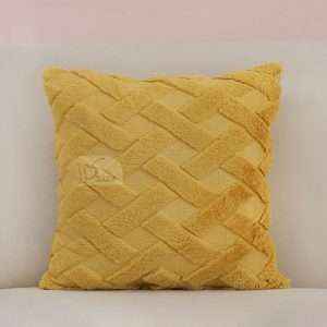 غطاء وسادة فرو