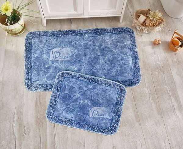 Rectangular 100% Cotton 2 piece Bath Rug Set