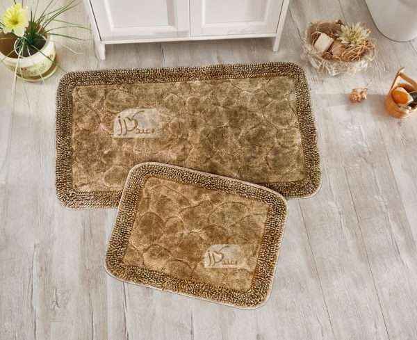 Rectangular 100% Cotton 2 piece Bath Rug Set