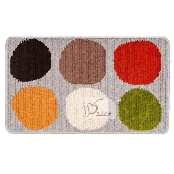 Retro Waterproof Bath Mat Soft Polyester Absorbent Anti-Slip (60X90cm)